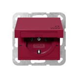 Gira 4454108 SCHUKO-Steckdose KD WSV System 55 Rot