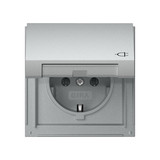 Gira 445465 SCHUKO-Steckdose KD Gira TX_44 F Alu