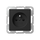 Gira 4485005 Steckdose Erdstift + SP System 55 Schwarz m