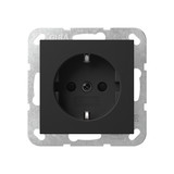 Gira 4755005 SCHUKO-Steckdose SP ohne Befestigungskrallen System 55 Schwarz m