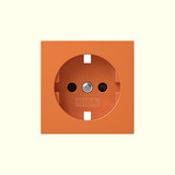 Gira 4921109 Abdeckung SCHUKO-Steckdose SP ZSV System 55 Orange