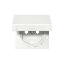 Gira 492203 Abdeckung SCHUKO-Steckdose KD System 55 Reinweiß