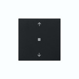 Gira 5105005 RF BedienAufsatz 1-fach Pfeile KNX System 55 Schwarz m