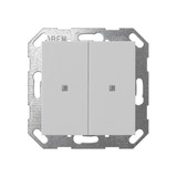 Gira 5173015 Taster Wippe 2-fach OneKNX System 55 Grau m