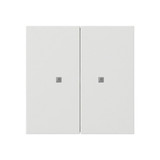 Gira 5173112 Taster Wippe 2-fach OneKNX Flächenschalter Reinweiß