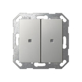 Gira 5173600 Taster Wippe 2-fach OneKNX System 55 Edelstahl