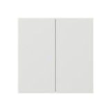 Gira 5362112 S3000 BedienAufsatz 2-fach Flächenschalter Reinweiß