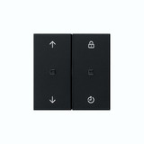 Gira 5363005 S3000 BedienAufsatz Memory Pfeile System 55 Schwarz m