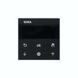 Gira 5366005 S3000 Jal.-/Schaltuhr Display System 55 Schwarz m