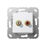 Gira 563303 C-Audio K-poligeitsche Einsatz Reinweiß