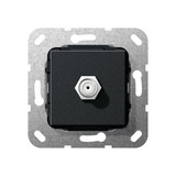Gira 565010 SAT-F-Buchse Kpl. Einsatz Schwarz m