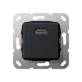 Gira 566910 HDMI Kpl. Einsatz Schwarz m