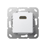 Gira 567003 HDMI K-poligeitsche Einsatz Reinweiß