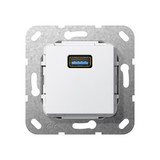 Gira 568303 USB 3.0 A K-poligeitsche Einsatz Reinweiß