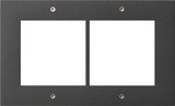Gira 850267 Designrahmen 2-fach Türstation AP Gira TX_44 Anthrazit