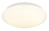 Globo Onega LED Deckenleuchte 12W Neutralweiß Weiß Matt, Metall Ø25,4cm 41727C