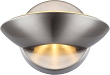 Globo LED Wandleuchte Sammy 7.5W up/down nickel-matt