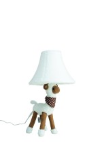 Happy Lamps, Wolle das flauschige Schaf, LED Tischleuchte, handgefertigt