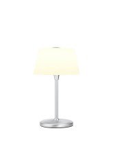 Hell Elegance LED Tischleuchte Warmweiss Dimmbar 33cm Nickel 50443/1-92