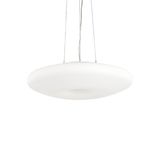 Ideal Lux GLORY Pendelleuchte E27 5-fach ⌀600mm dimmbar Weiss 019741