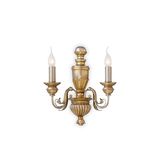 Ideal Lux FIRENZE Wandleuchte E14 2-fach dimmbar Gold 020846