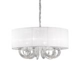 Ideal Lux SWAN Pendelleuchte E14 6-fach ⌀690mm dimmbar Weiss 035826