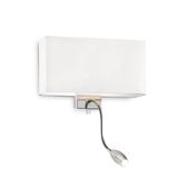 Ideal Lux HOTEL E27/LED Wandleuchte 1+1x Weiss warmweiss 035949