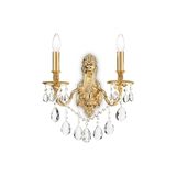 Ideal Lux GIOCONDA Wandleuchte E14 2-fach dimmbar Gold 060491