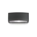 Ideal Lux ANDROMEDA Wandleuchte E27 dimmbar Schwarz IP55 061597