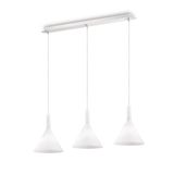 Ideal Lux COCKTAIL Pendelleuchte E14 3-fach ⌀200mm dimmbar Weiss 074245