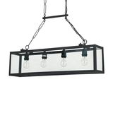 Ideal Lux IGOR Pendelleuchte E27 4-fach dimmbar Schwarz 092942