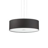 Ideal Lux WOODY Pendelleuchte E27 5-fach ⌀600mm dimmbar Schwarz 105628