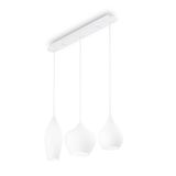 Ideal Lux SOFT Pendelleuchte E14 3-fach ⌀120/200/130mm dimmbar Weiss 111858