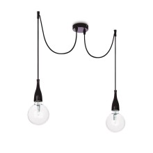 Ideal Lux MINIMAL E27 Pendelleuchte 2x 2x8W dimmbar Schwarz warmweiss 112671