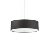 Ideal Lux WOODY Pendelleuchte E27 4-fach ⌀500mm dimmbar Schwarz 122243