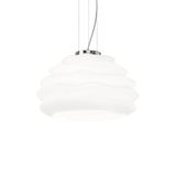 Ideal Lux KARMA Pendelleuchte E27 ⌀390mm dimmbar Weiss 132389