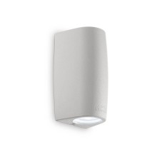 Ideal Lux KEOPE GU10 Wandleuchte 2x dimmbar Grau IP55 CCT einstellbare Lichtfarbe 147796