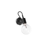 Ideal Lux EDISON Wandleuchte E27 dimmbar Schwarz 148908