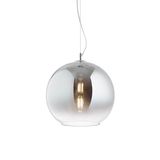 Ideal Lux NEMO Pendelleuchte E27 ⌀300mm dimmbar Chromrauchglas 149592