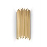 Ideal Lux PAN Wandleuchte E14 2-fach dimmbar Gold 208794