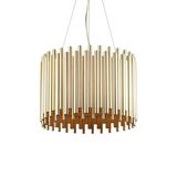 Ideal Lux PAN Pendelleuchte E27 5-fach ⌀470mm dimmbar Gold 208817