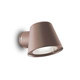 Ideal Lux GAS Wandleuchte GU10 dimmbar Braun IP43 213095