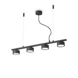 Ideal Lux MINOR GX53 Pendelleuchte 4x dimmbar Schwarz warmweiss 235455