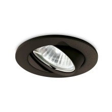 Ideal Lux SWING Einbauleuchte GU10 ⌀82mm dimmbar Schwarz 243825