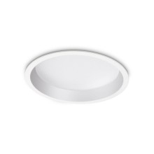 Ideal Lux DEEP LED Einbauleuchte 30W ⌀210mm Weiss warmweiss 248783