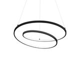 Ideal Lux OZ LED Pendelleuchte 48W ⌀600mm Schwarz warmweiss 269436