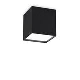 Ideal Lux KUBIKO LED Deckenleuchte 10W Schwarz warmweiss 303314