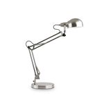 Ideal Lux JOHNNY Tischleuchte E14 ⌀150mm Nickel 313351