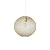 Ideal Lux NET Pendelleuchte E27 ⌀295mm dimmbar Gold 313771