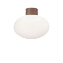 Ideal Lux CLIO Deckenleuchte E27 ⌀90mm dimmbar Braun IP44 326795